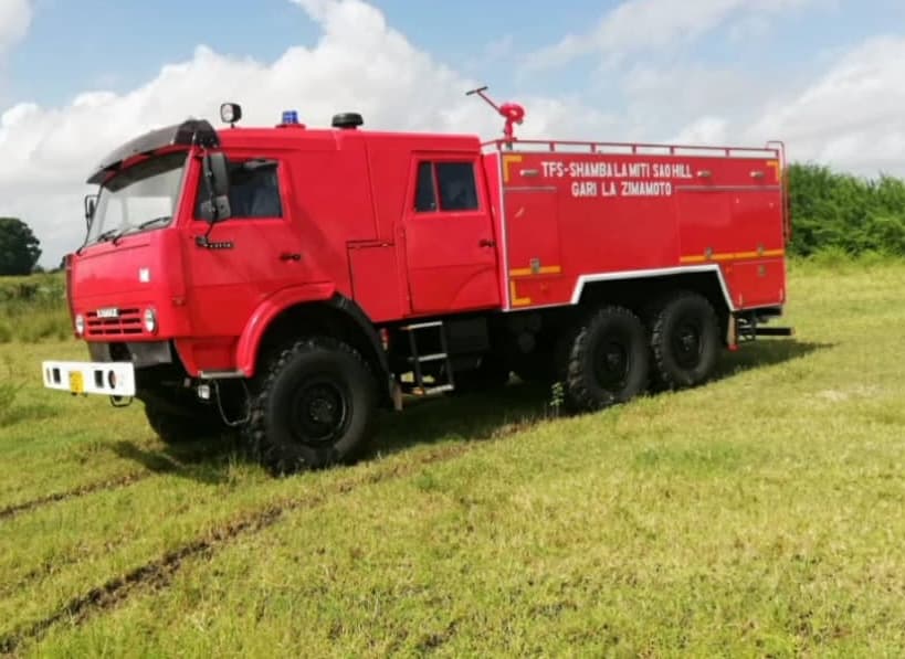 KAMAZ 6X6 fire fighter